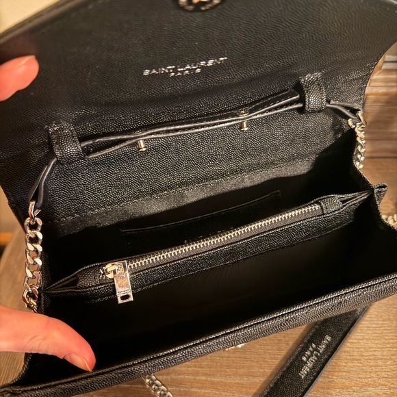 Black Chevron Clutch ysl - Picture 9 of 9